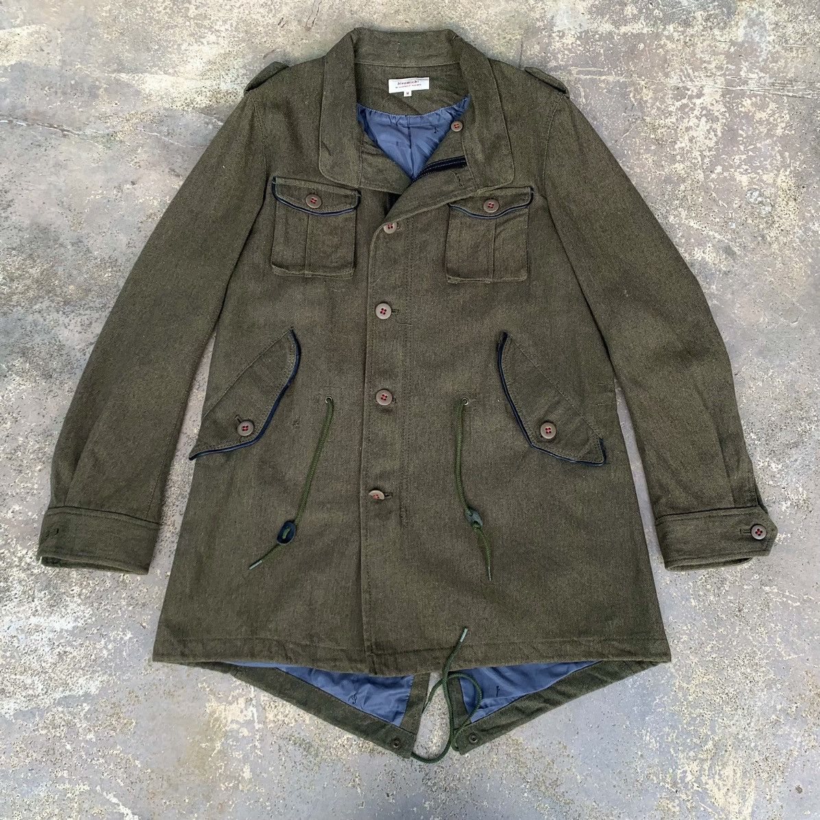 Other Hiromichi Nakano Wool Military Jacket Japanese Designer Size US M / EU 48-50 / 2 - 2 Thumbnail