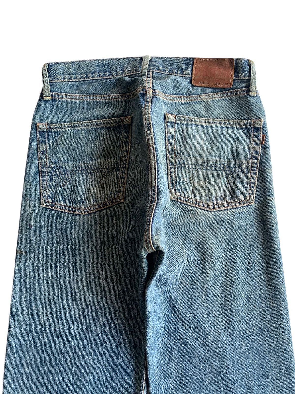 Kapital VINTAGE EDWIN 505X SELVEDGE FADED & RUSTY DISTRESSED DENIM Size US 30 / EU 46 - 8 Thumbnail