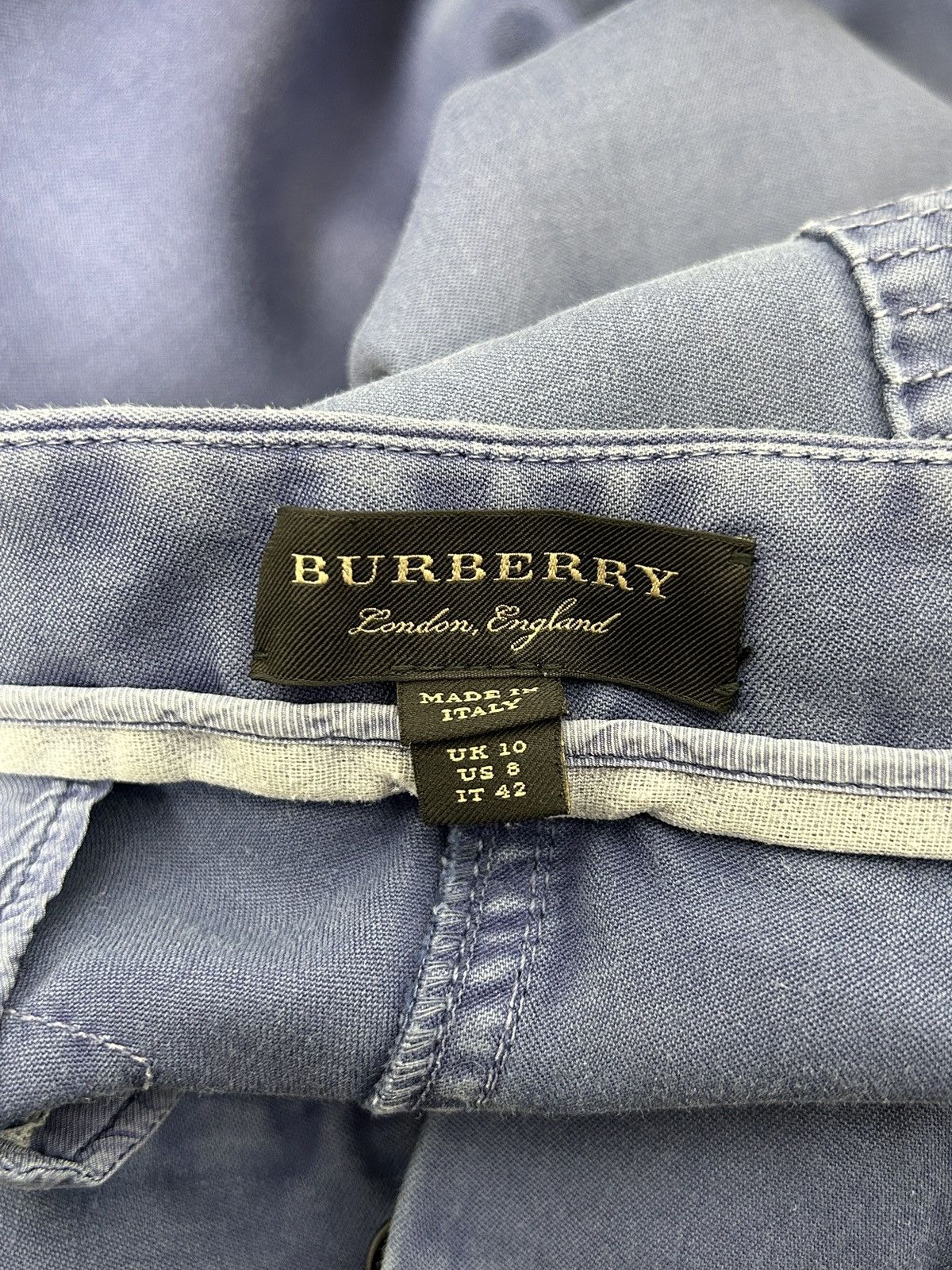Burberry Burberry Black Label Blue Multipocket Avant Garde Pants Size 30" / US 8 / IT 44 - 10 Thumbnail