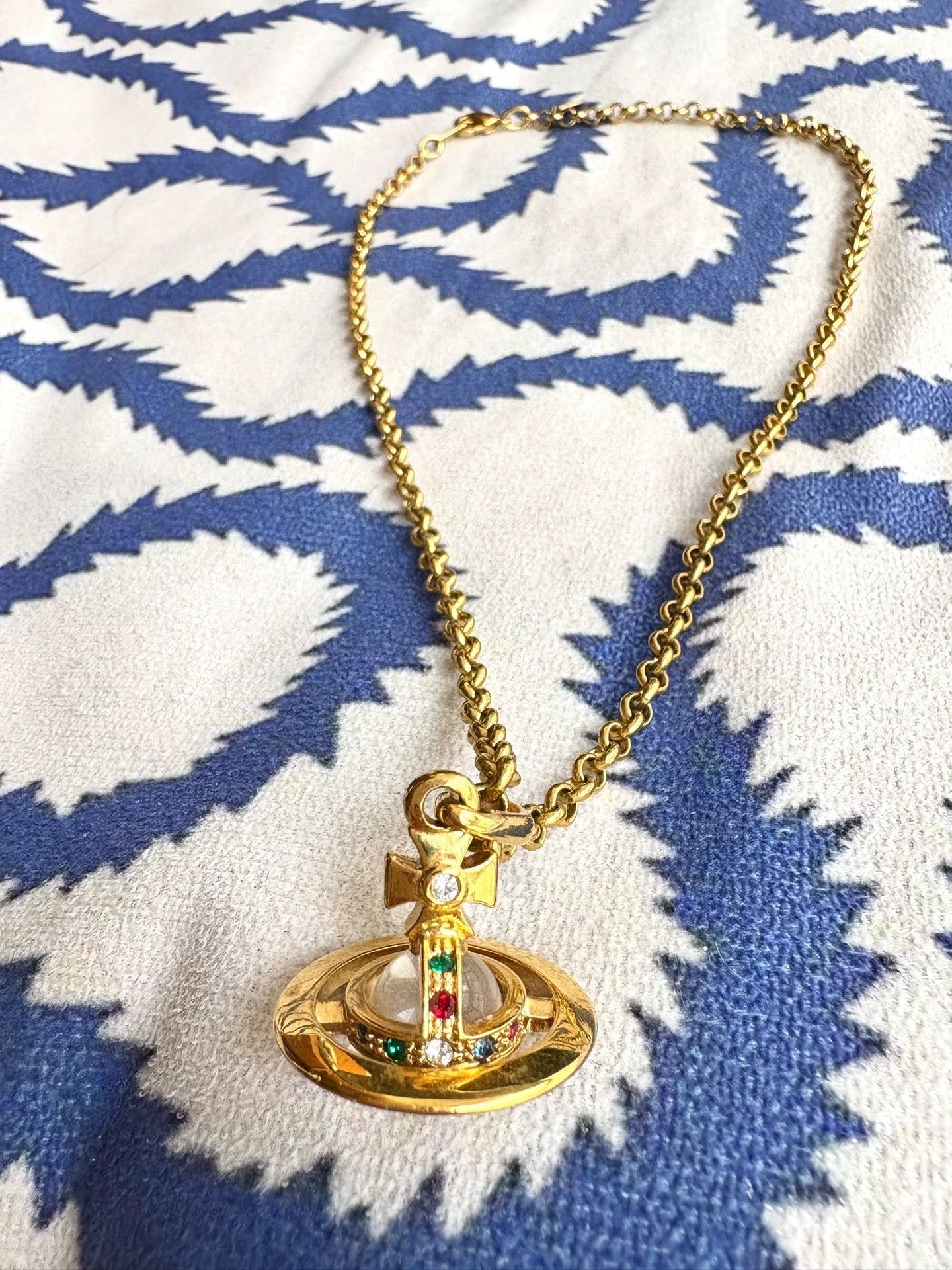 Vivienne Westwood Vivienne Westwood Vintage Gold Orb Necklace Size ONE SIZE - 1 Thumbnail