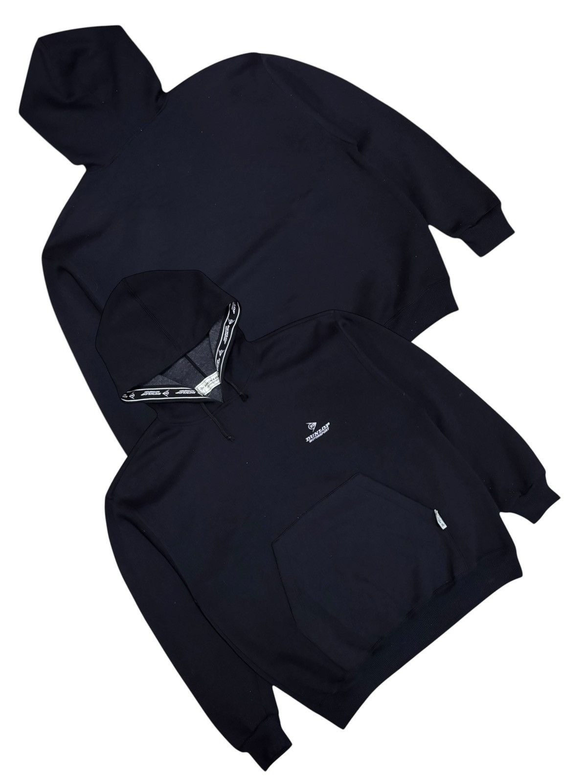 Dunlop × Japanese Brand 90s Vtg Dunlop Motorsport Pull Over Hoodie Size US L / EU 52-54 / 3 - 1 Thumbnail