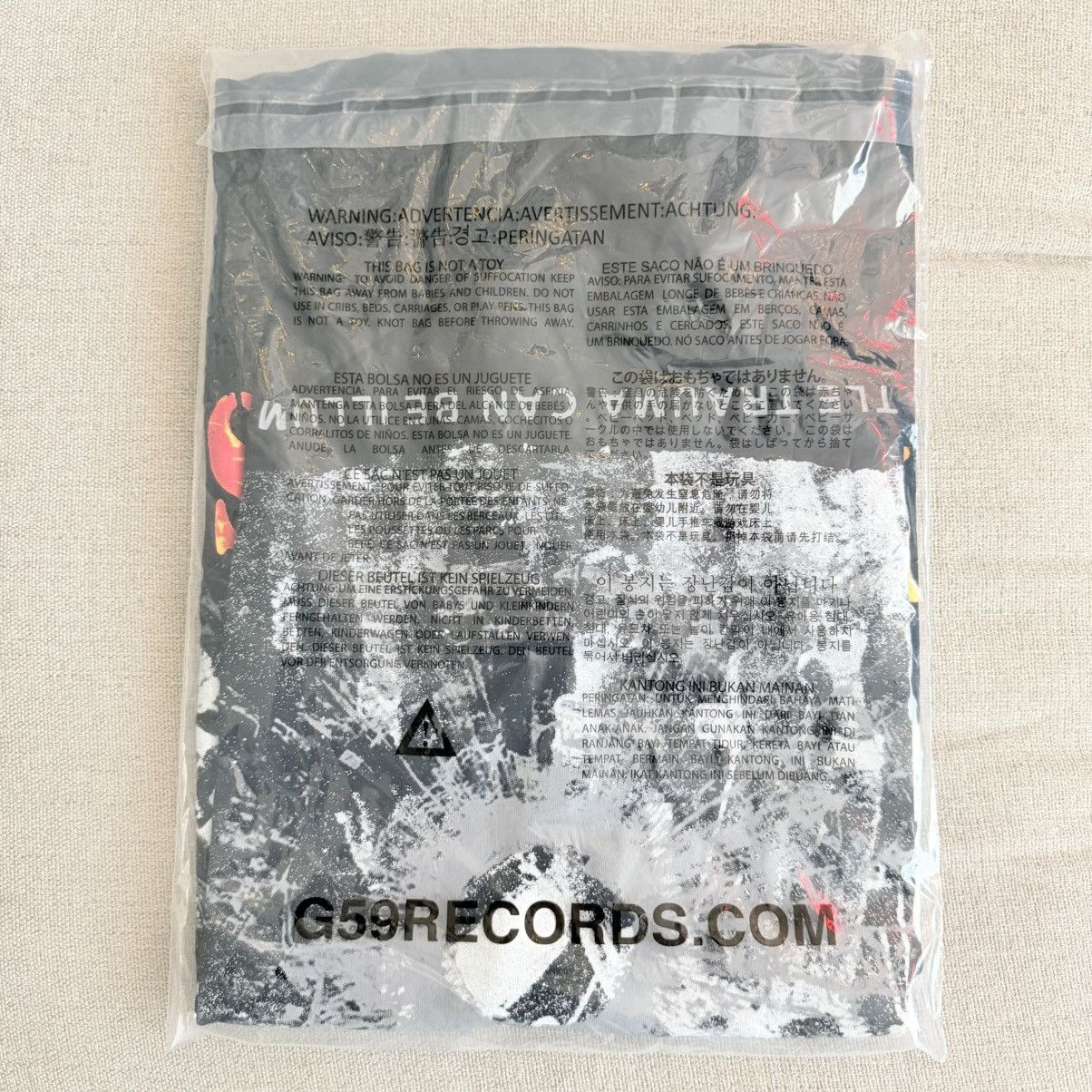 G59 Records G59 Warning Tour Tee Size US XL / EU 56 / 4 - 4 Thumbnail