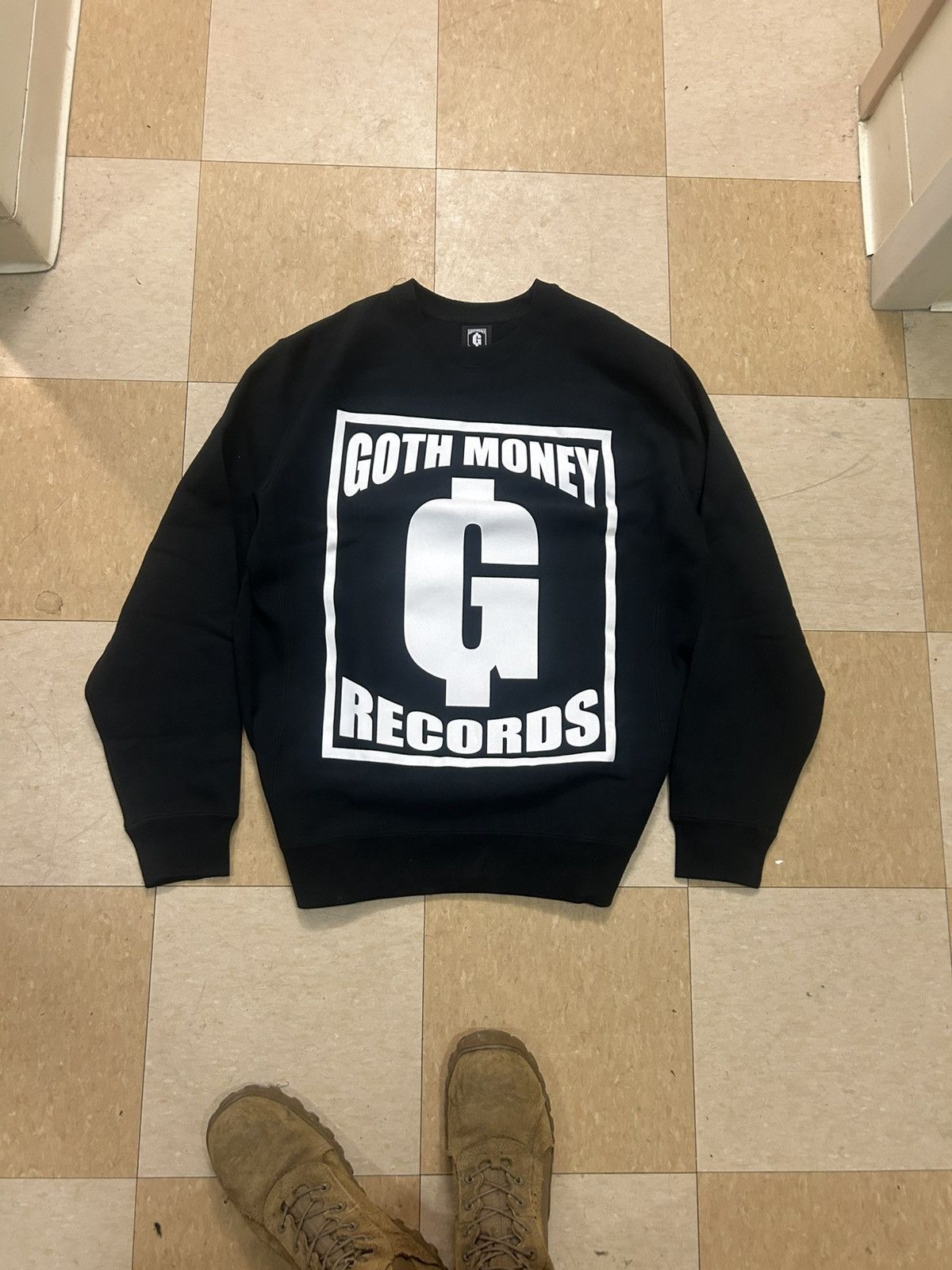 Goth Money Goth money records crew neck Size US L / EU 52-54 / 3 - 1 Thumbnail
