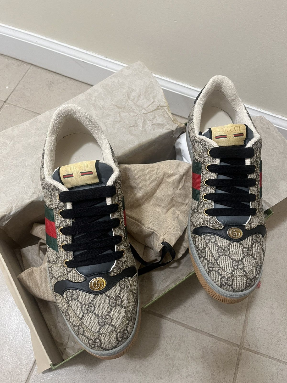 Gucci Gucci Sneakers sz 9uk(10 us) Size US 10 / EU 43 - 13 Thumbnail