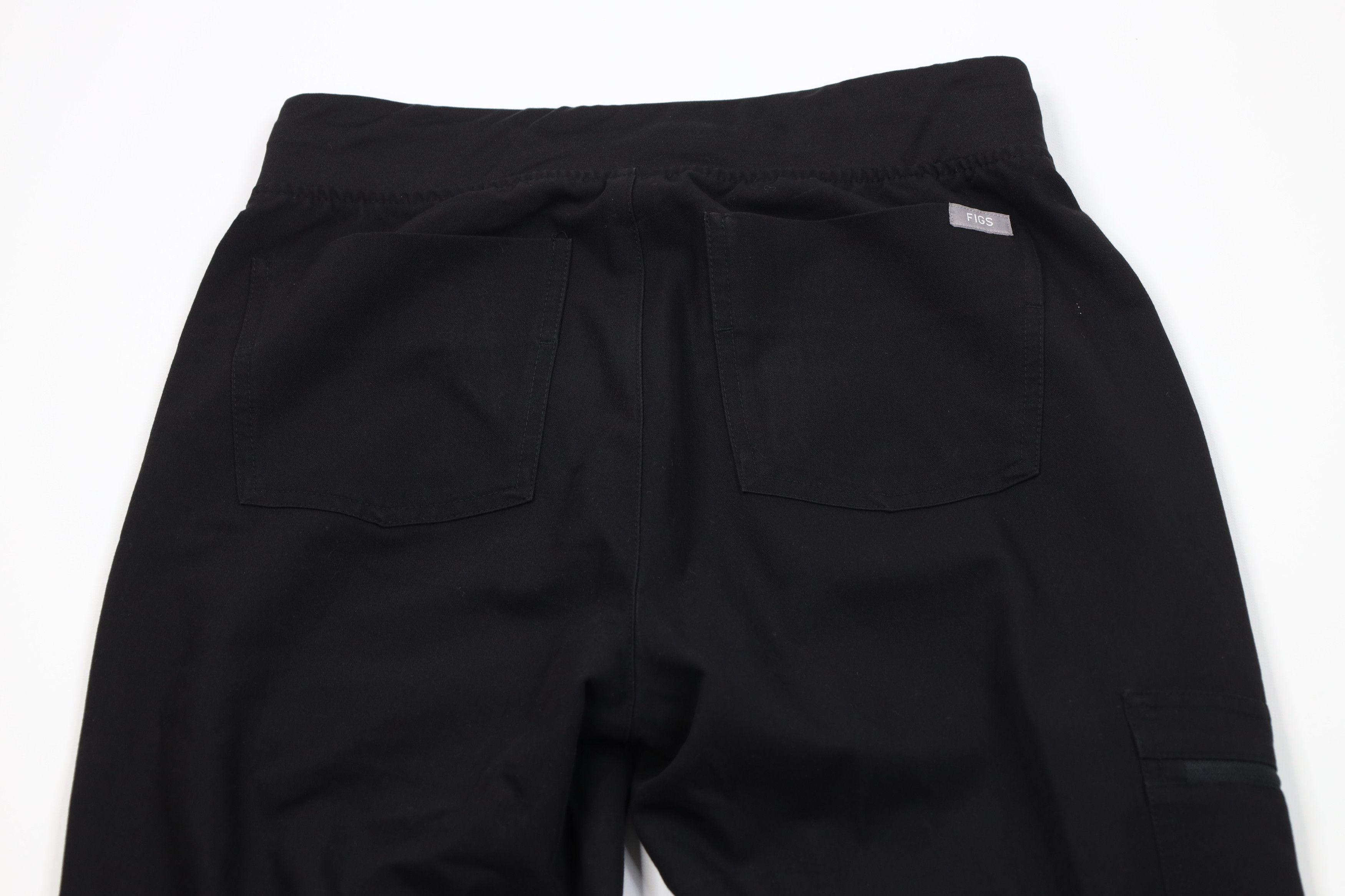 Vintage FIGS Collection Cuffed Nursing Scrubs Joggers Pants Black Size 26" / US 2 / IT 38 - 8 Thumbnail