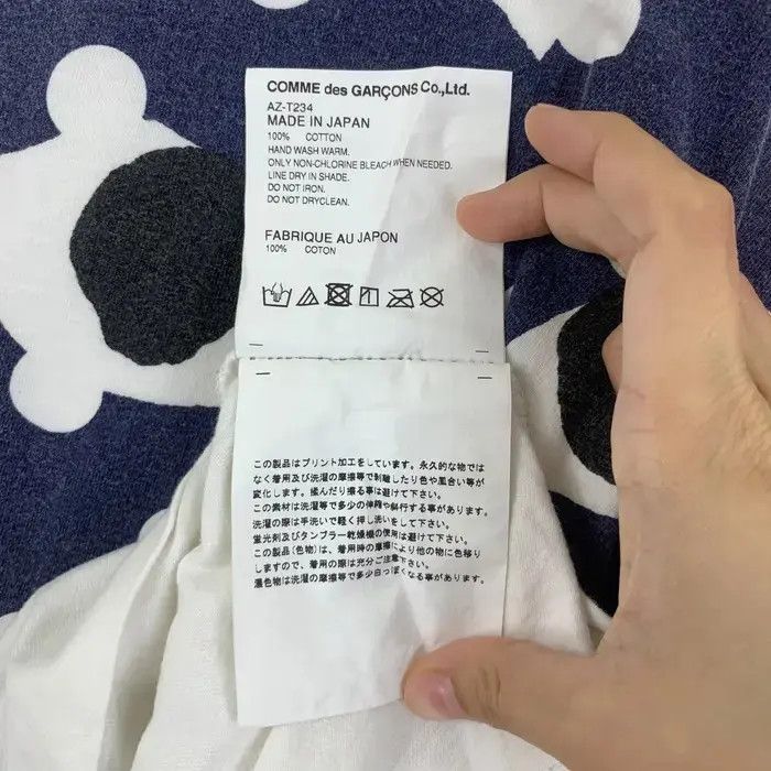 Comme des Garcons COMME DES GARCONS Play Polka Dot Love Tee Shirt Size S / US 4 / IT 40 - 8 Thumbnail