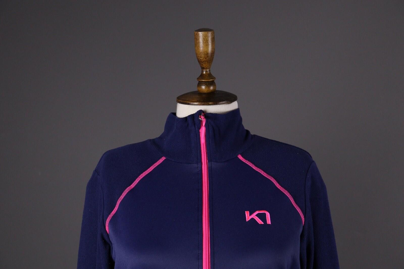 Designer Kari Traa Blue Full Zip Activewear Top Sweater Size S Size S / US 4 / IT 40 - 2 Thumbnail