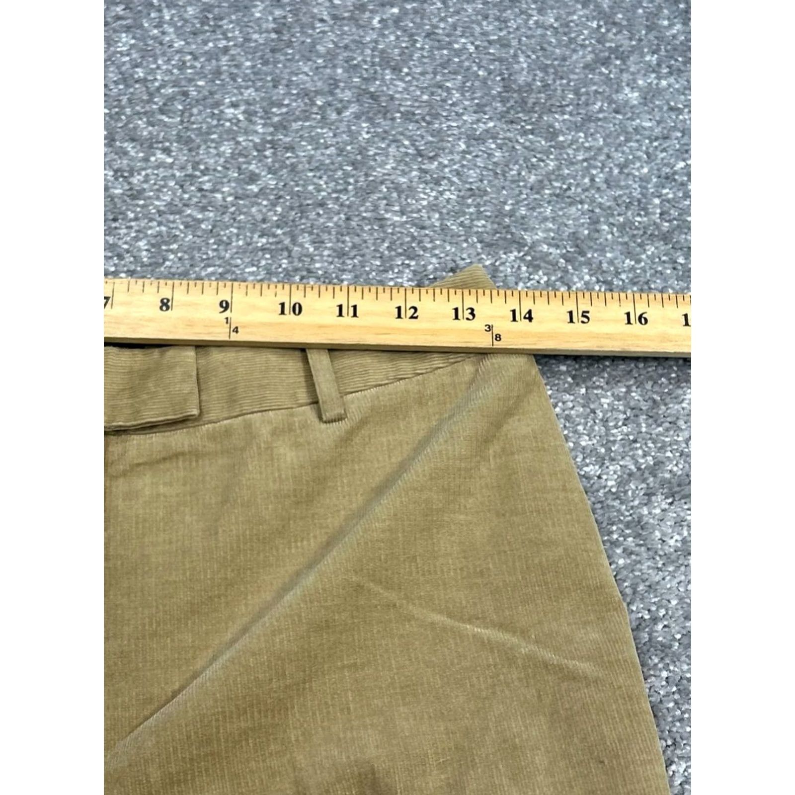 Brooks Brothers Brooks Brother Dress Pants Mens 4 Brown Cotton Stretch Mid Rise Straight Leg Pants Slim Fit Casual Dress Pants Mens Brown Cotton Elastane 4" Size 27" / US 4 / IT 40 - 3 Thumbnail