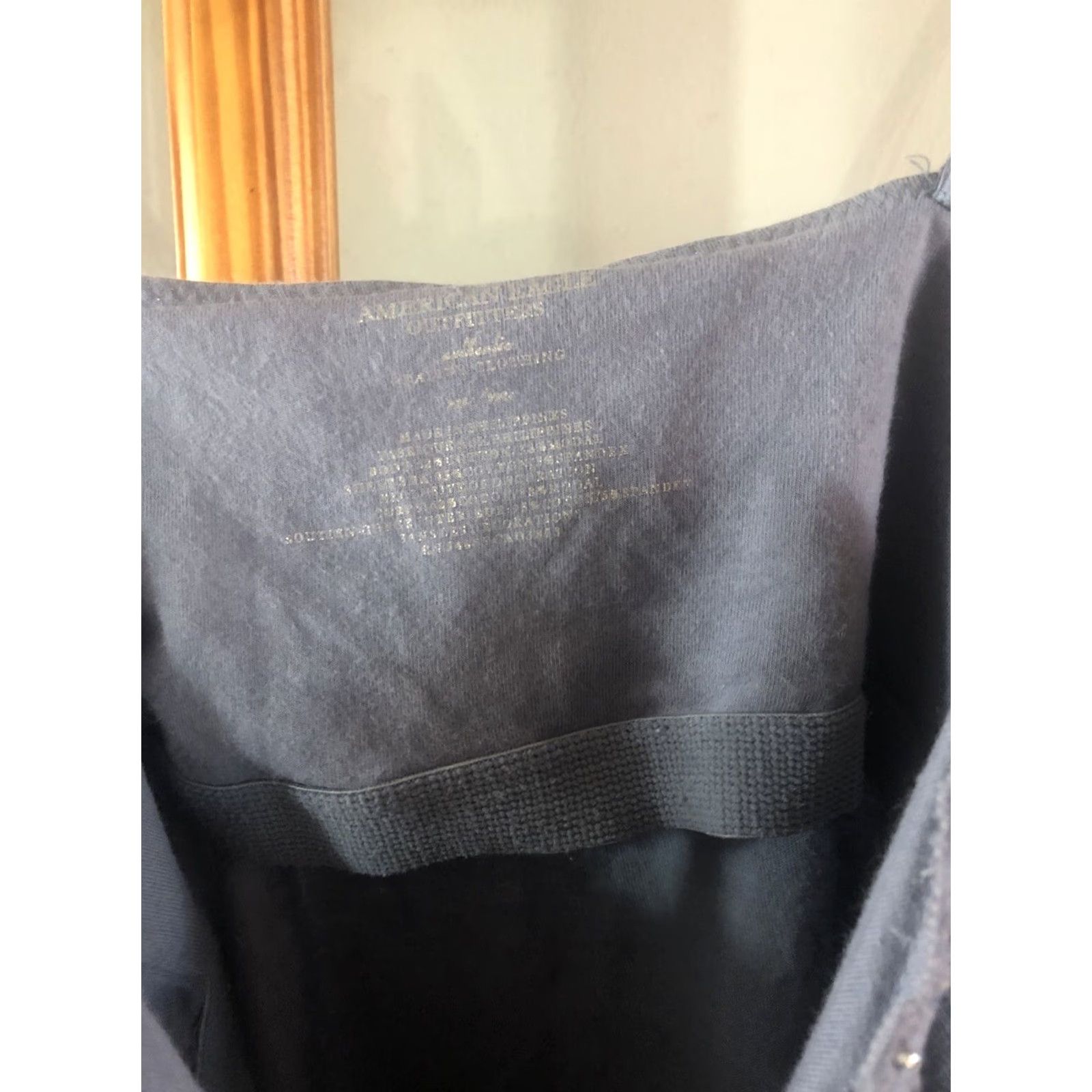 American Eagle Outfitters American Eagle Outfitters Camisole Tank Built-In Bra Lace Top M Multicolor Blue M Womens Vest Shirt Size M / US 6-8 / IT 42-44 - 3 Thumbnail