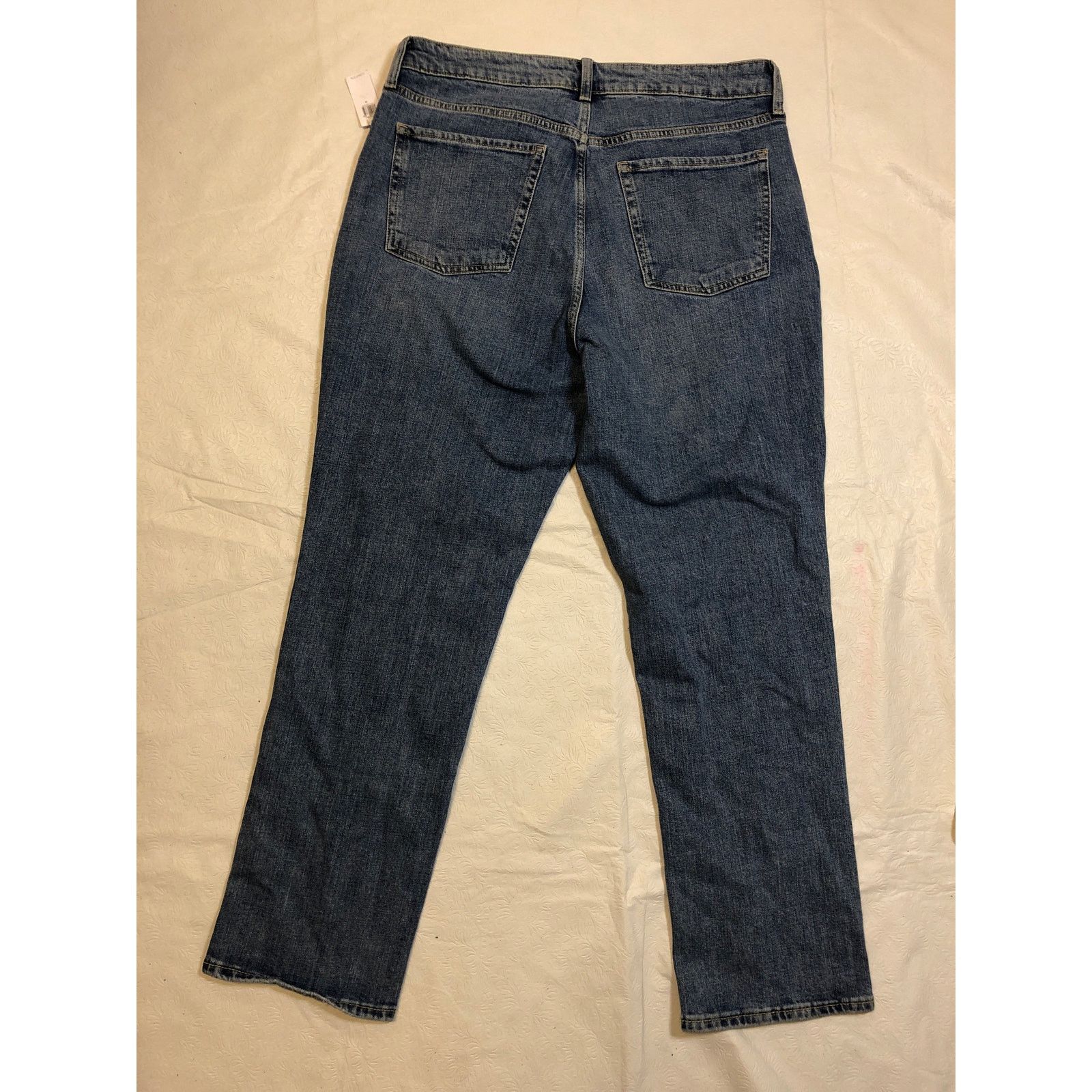Old Navy Women's Old Navy extra high rise straight blue jeans Size 36" / US 14 / IT 50 - 2 Thumbnail