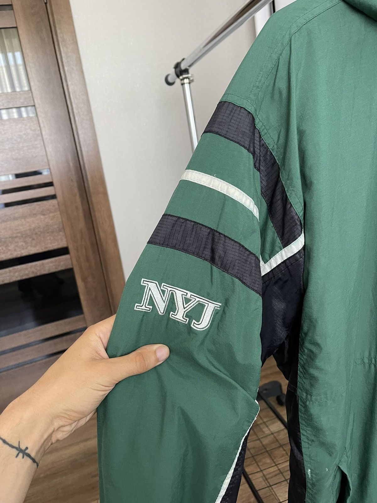 NFL New York NY Jets Starter Vintage Jacket 90s NFL Size US L / EU 52-54 / 3 - 9 Thumbnail