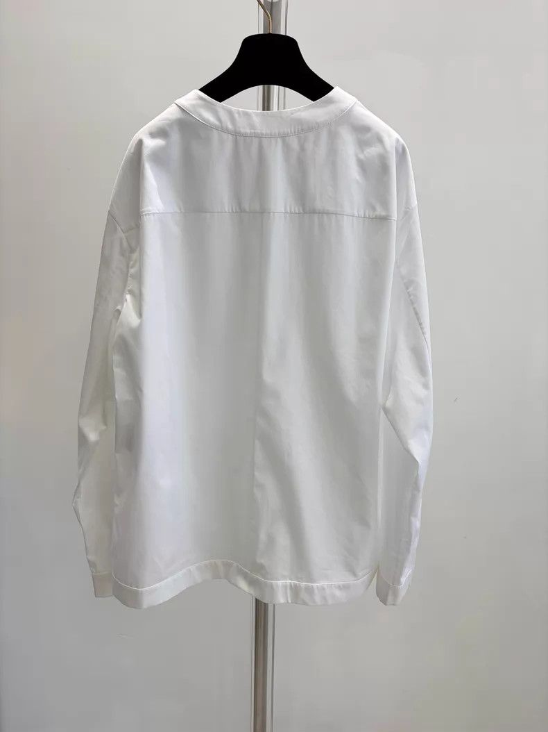 Chanel Chanel White shirt classic four-pocket shirt jacket Size S / US 4 / IT 40 - 2 Thumbnail