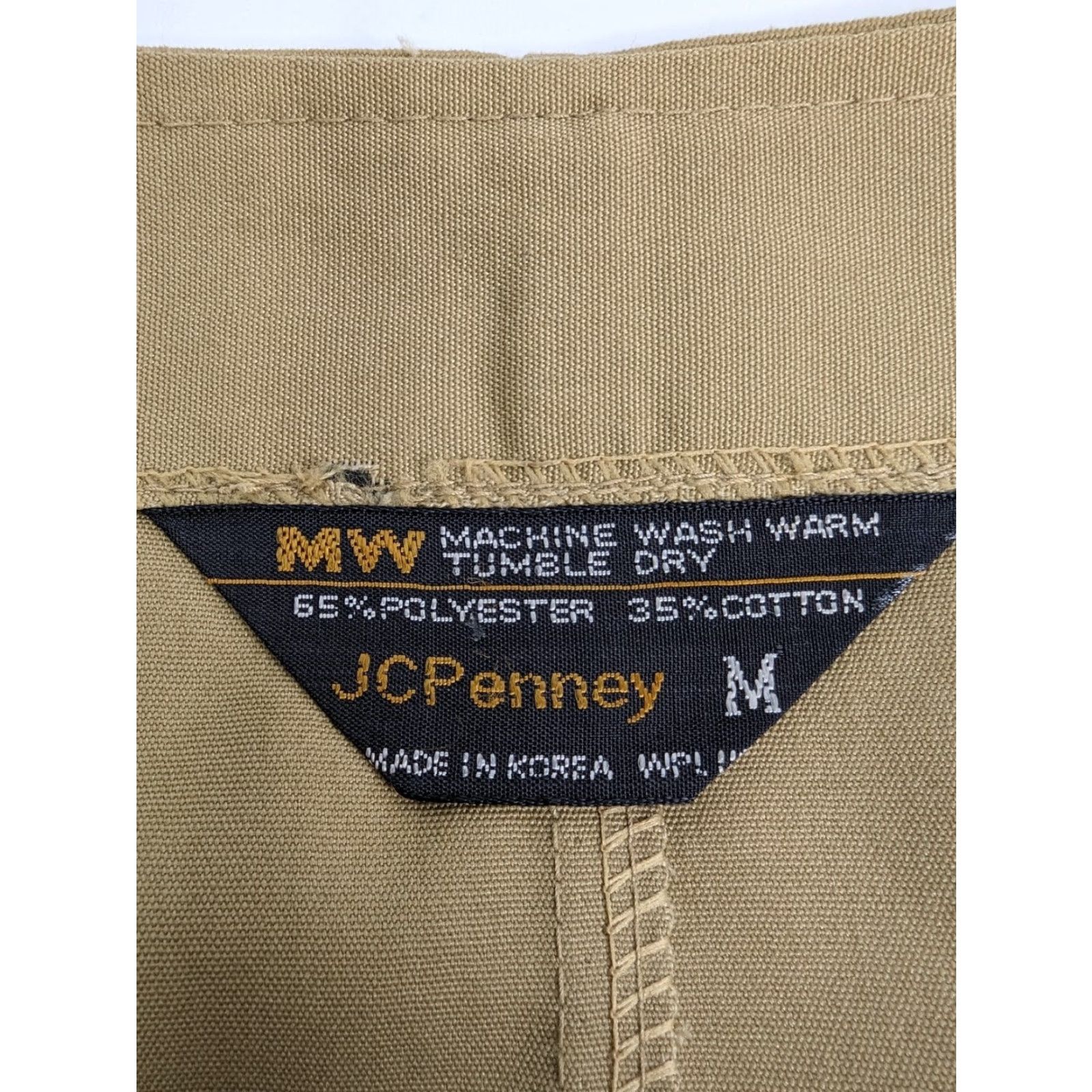 Penn VINTAGE J. C. Penney Hunting Vest Men's Medium Beige Pockets Camouflage Cotton Canvas Quilted Zip Vest Outdoors Size US M / EU 48-50 / 2 - 6 Thumbnail