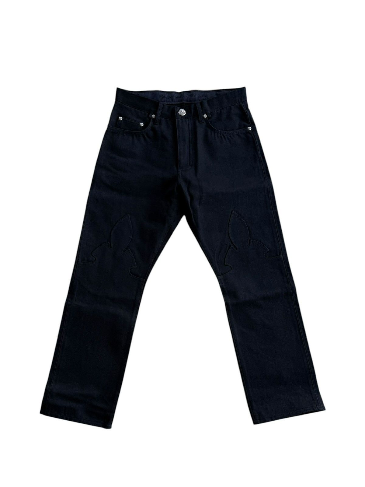 Chrome Hearts Chrome Hearts Fleur Knee Denim 30 Size US 30 / EU 46 - 1 Thumbnail