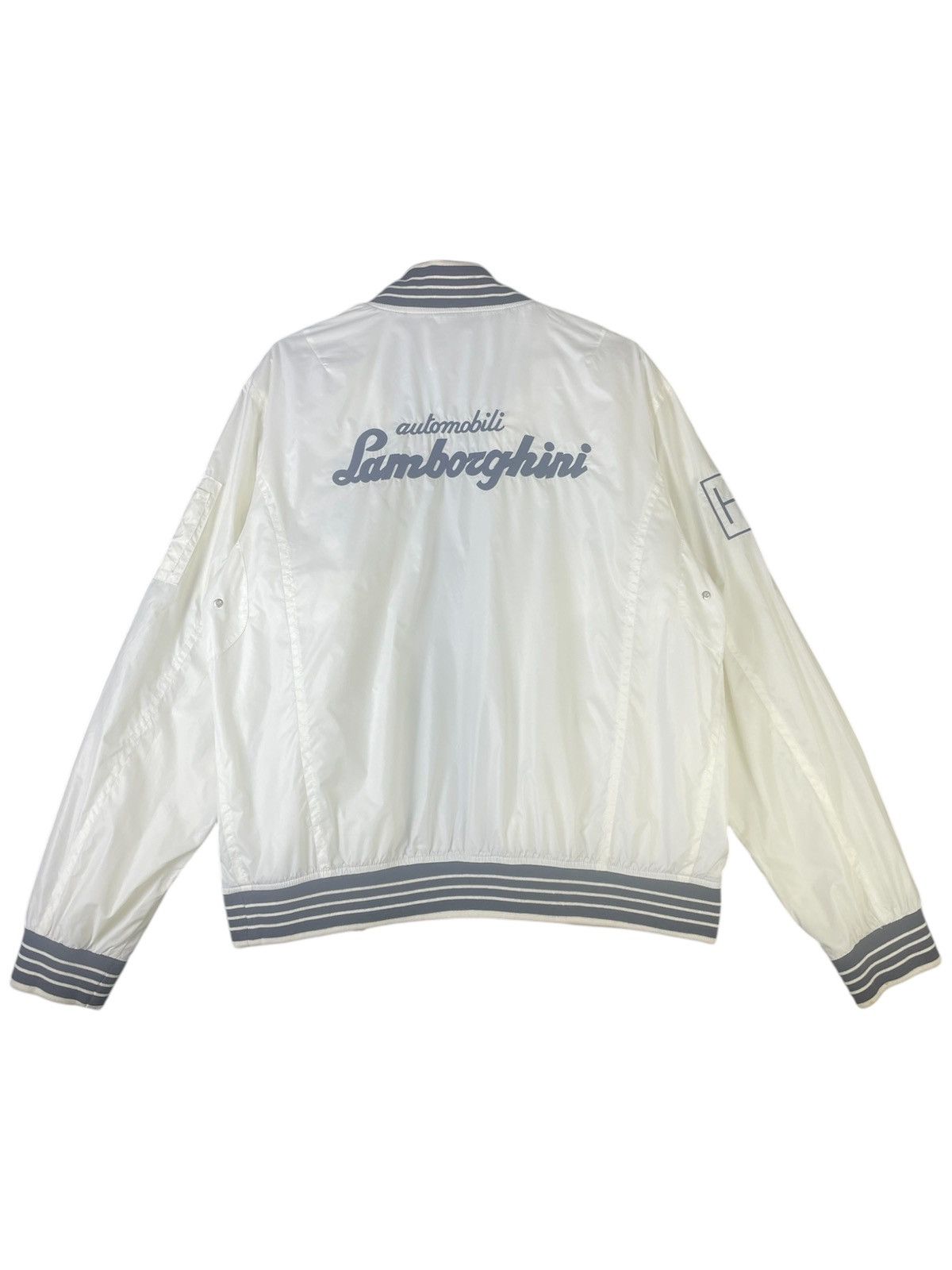 HYDROGEN × Lamborghini 🔥Rare Hydrogen Automobili H2J Nylon Bomber Jacket Size US L / EU 52-54 / 3 - 15 Thumbnail