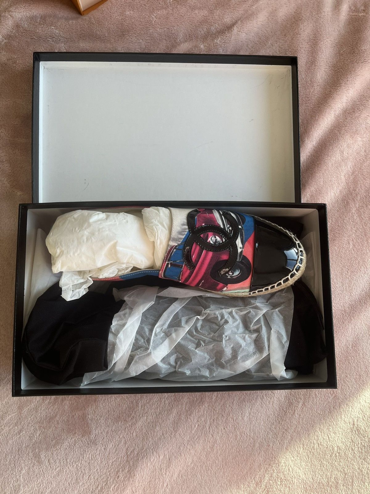 Chanel Chanel 4 of 4 Pink & Multi CC Espadrill Size US 8 / IT 38 - 2 Thumbnail