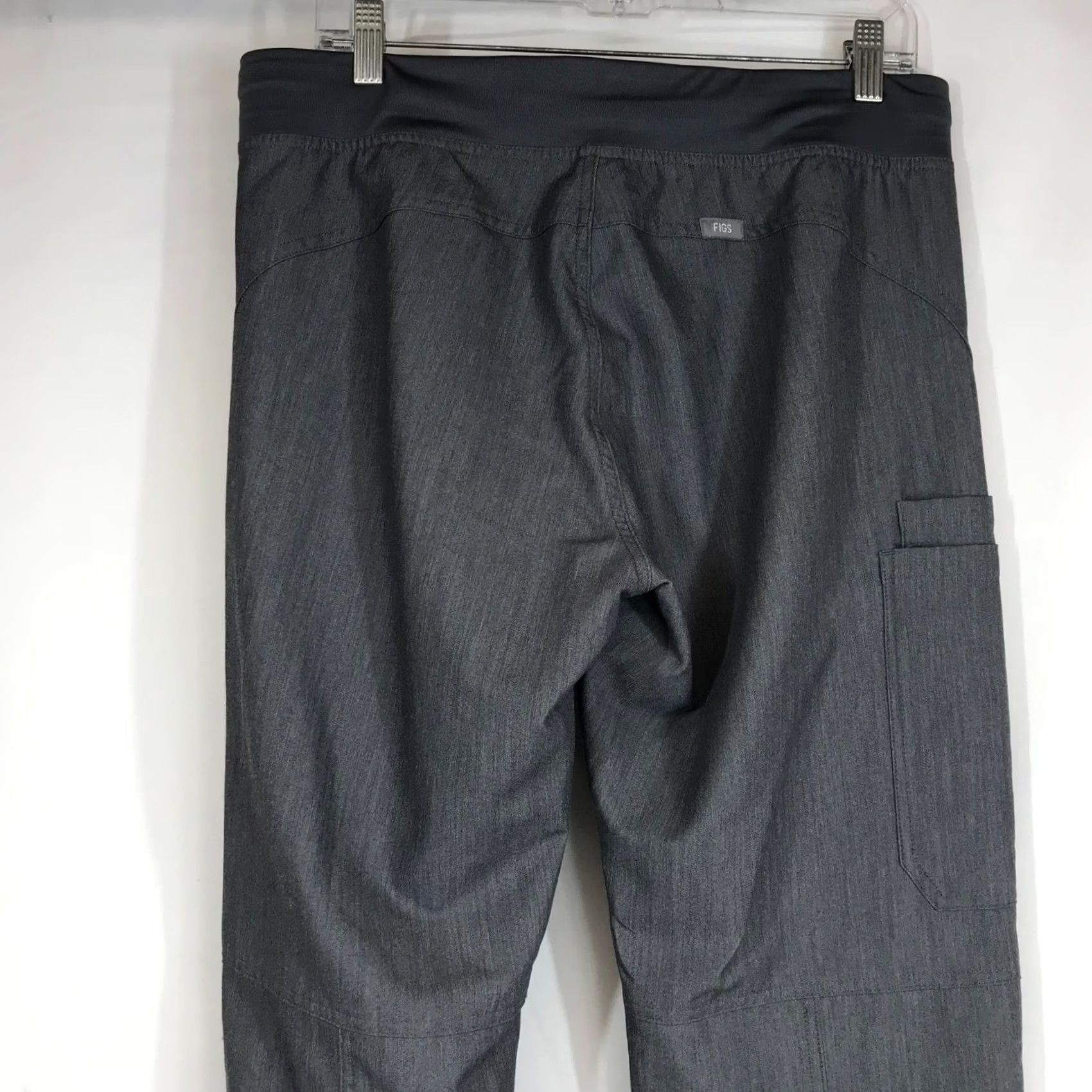 Vintage FIGS Technical Collection Mens Medium Charcoal Gray Pants Drawstring Size US 31 - 5 Thumbnail