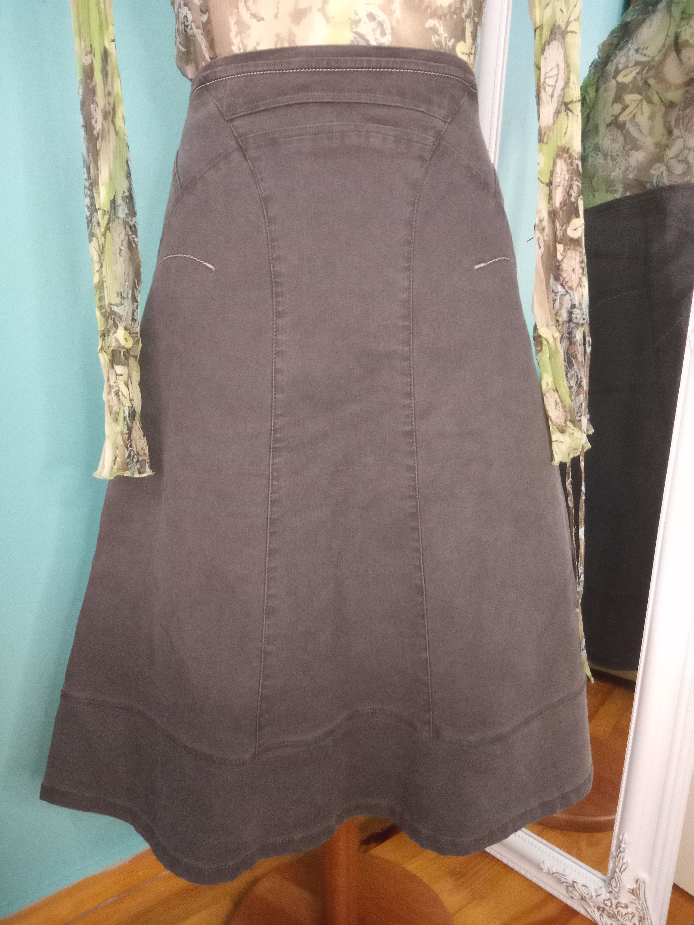 Sportmax Sportmax Code Denim Skirt Size 28" / US 6 / IT 42 - 2 Thumbnail