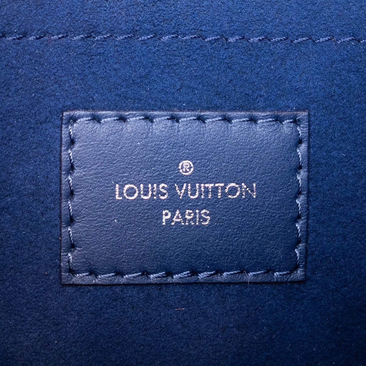 Louis Vuitton LOUIS VUITTON Blue Marine Epi Neverfull WRISTLET Pochette Size ONE SIZE - 13 Thumbnail