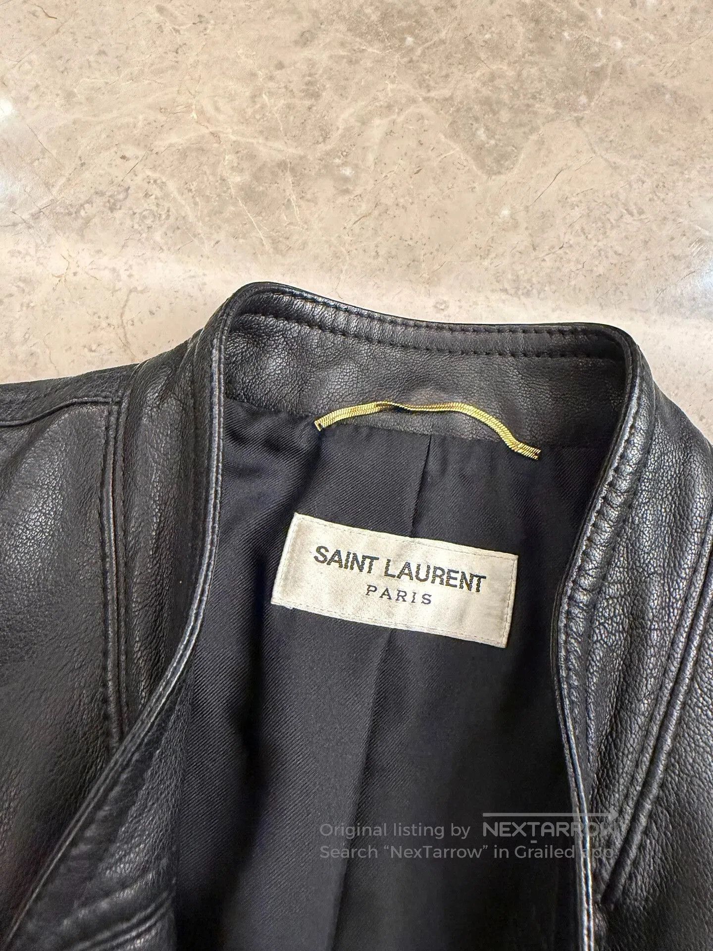 Saint Laurent Paris Saint Laurent Lambskin Leather Jacket. Size US S / EU 44-46 / 1 - 6 Thumbnail