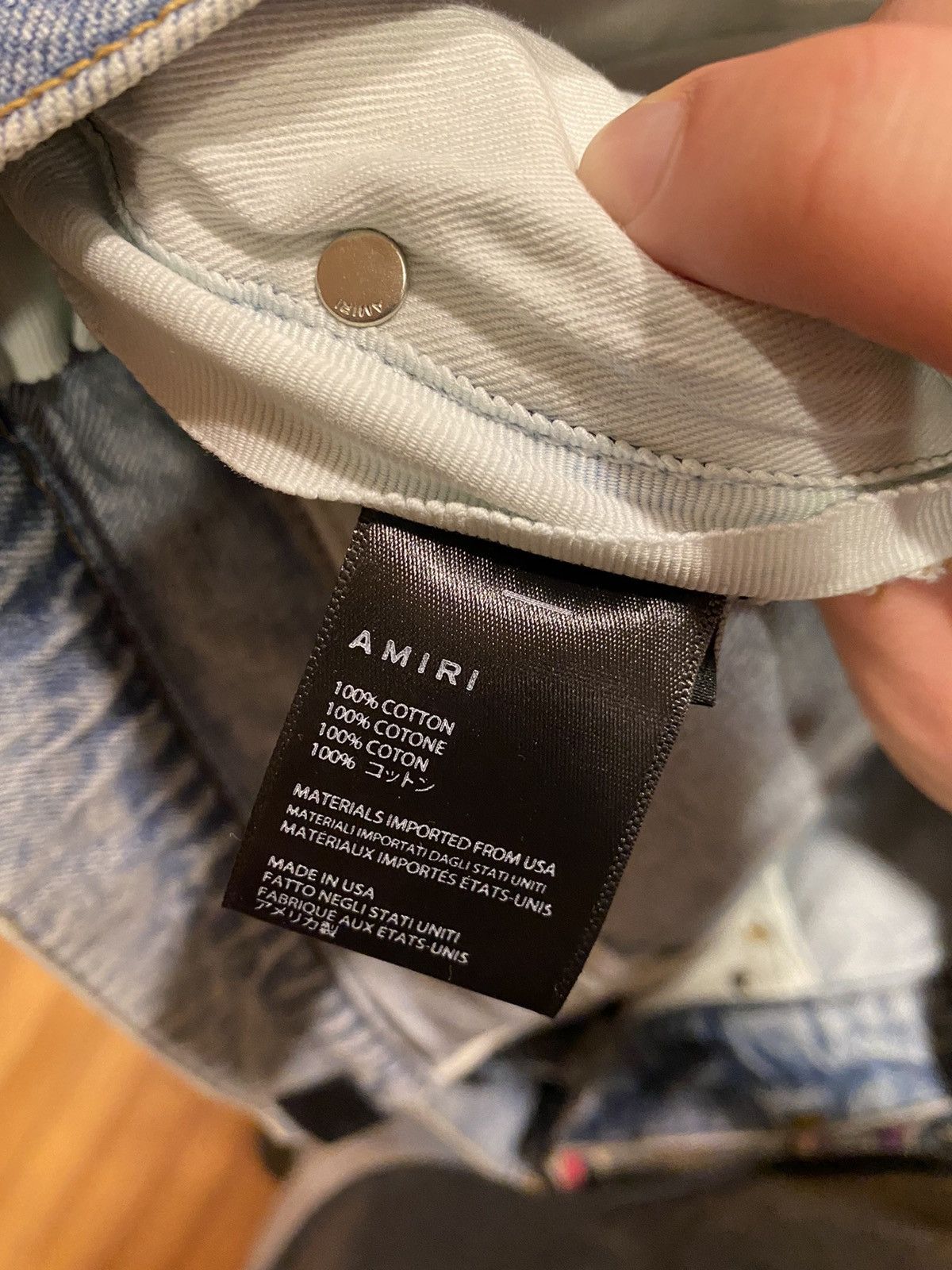 Amiri Amiri Straight Fit Splatter Jean 36 Size US 36 / EU 52 - 5 Thumbnail