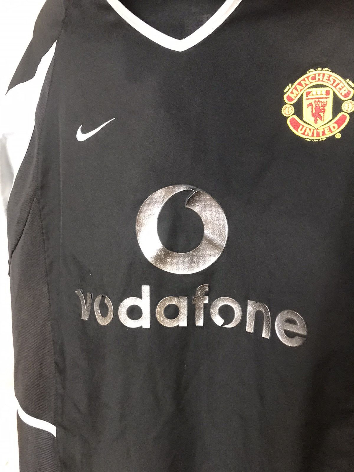 Nike × Vintage 🔥 Rare NIKE MANCHESTER UNITED Vodafone 2002 Jersey Shirt Size US L / EU 52-54 / 3 - 9 Thumbnail