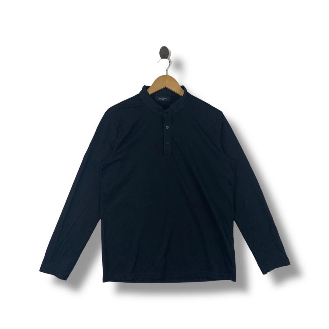 Givenchy GIVENCHY Paris half button long sleeve tee Size US M / EU 48-50 / 2 - 1 Thumbnail