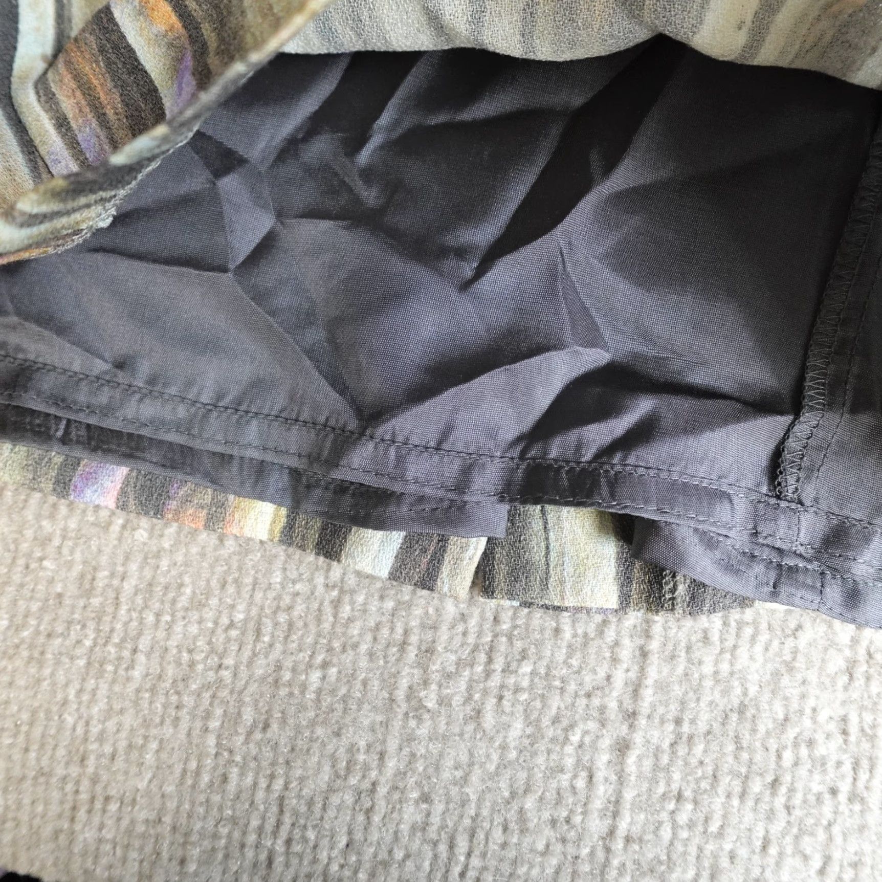 Paul Smith Paul Smith Womens Dress 6 Gray Blue Striped Sheath 100% Wool Made in Italy Size M / US 6-8 / IT 42-44 - 6 Thumbnail