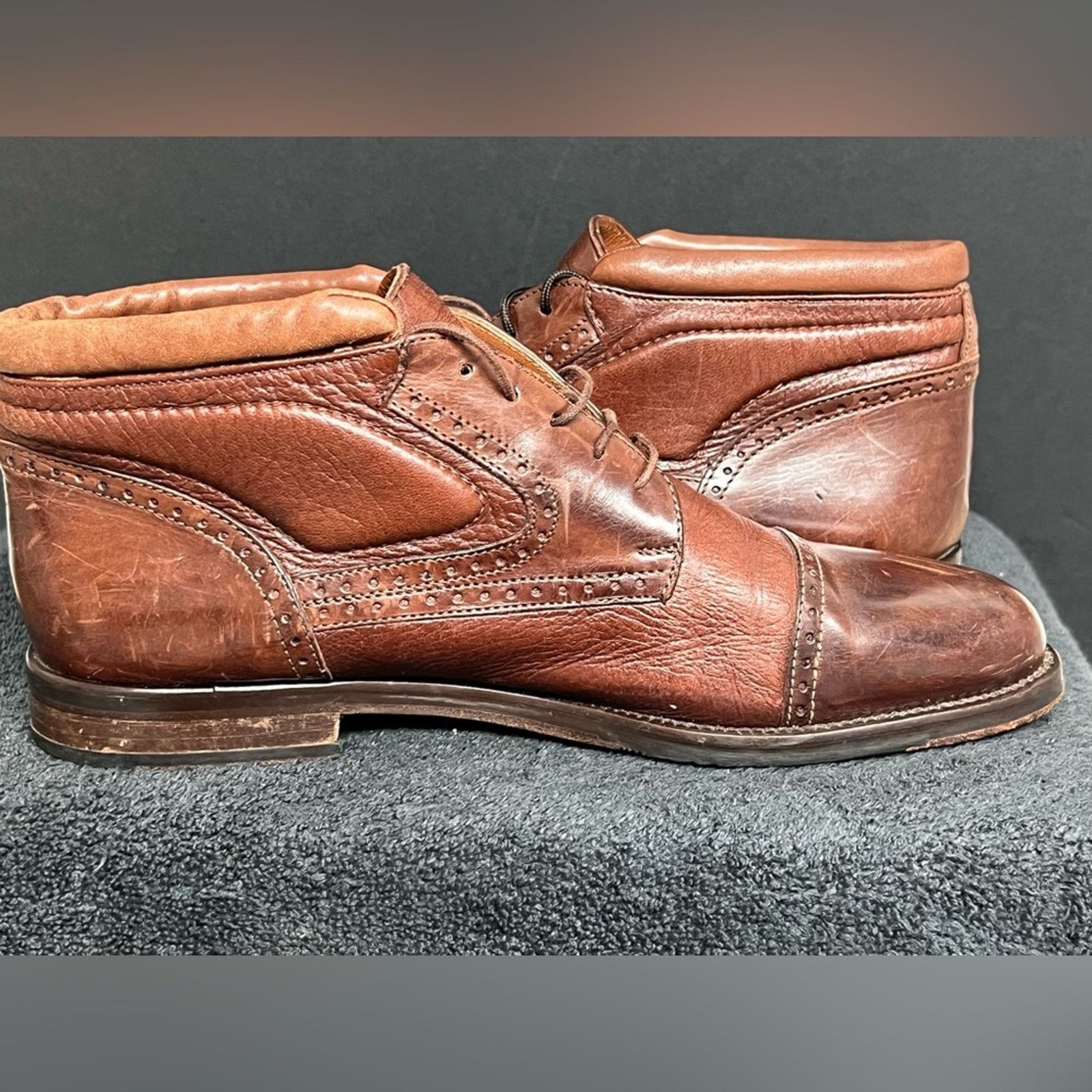 Johnston & Murphy $225 Johnston & Murphy Domani Men's Chukka Deerskin Boots 9 Size US 9 / EU 42 - 8 Thumbnail