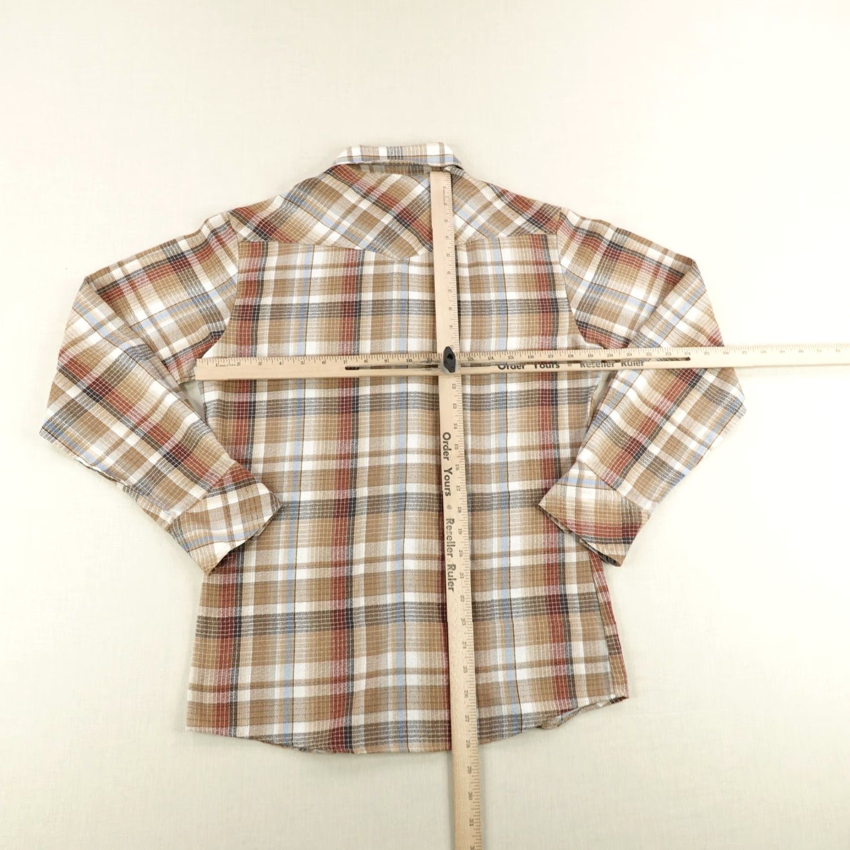 Vintage VINTAGE Kennington Shirt Mens Medium Brown Plaid Western Pearl Snap California Shirt Mens Medium Brown Plaid Western Pearl Snap California Size US M / EU 48-50 / 2 - 4 Thumbnail