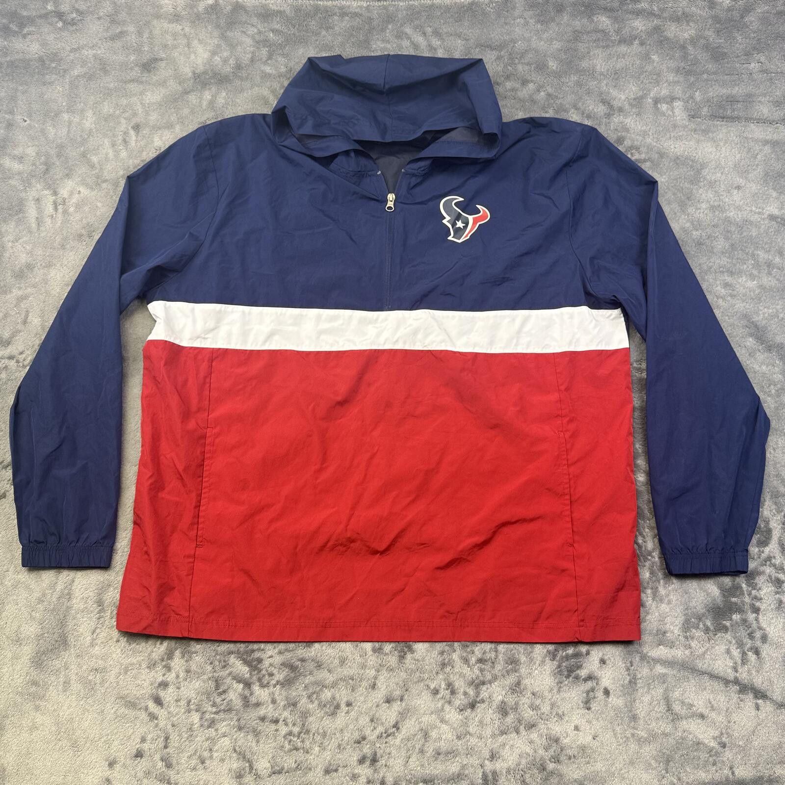 NFL NFL Houston Texans Men's Windbreaker Jacket Size US XXL / EU 58 / 5 - 1 Thumbnail