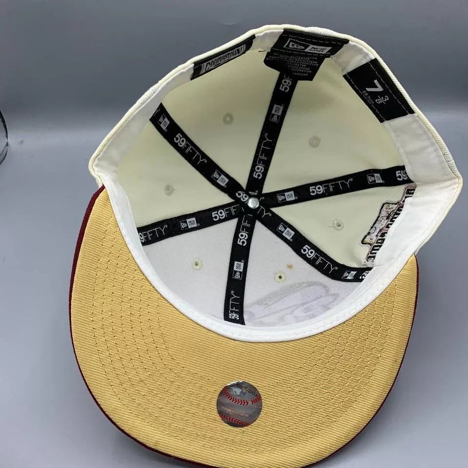 New Era Philadelphia Phillies Hat Men 7 3/8 59Fifty New Era Fitted Size ONE SIZE - 4 Thumbnail