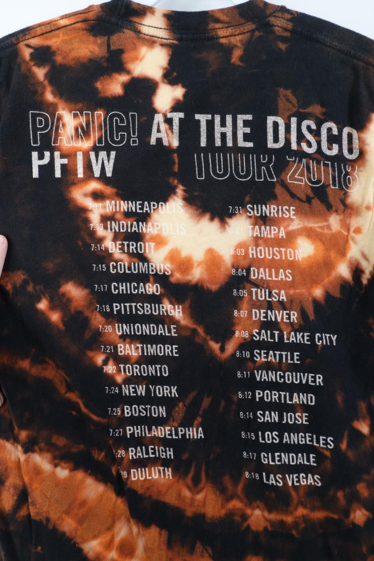 Vintage Y2K Wash Pray For The Wicked Tour Panic At The Disco T-Shirt Size S / US 4 / IT 40 - 9 Thumbnail