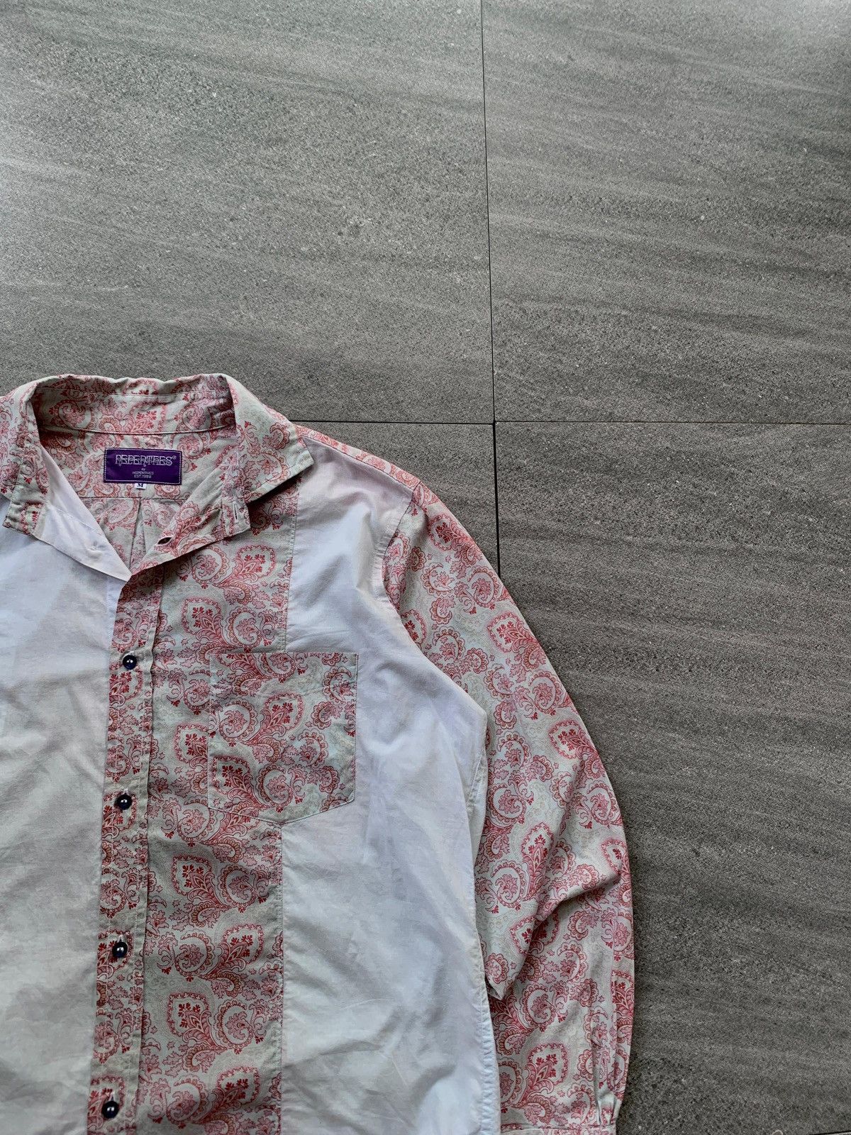 Nepenthes FREE TAX! Patchworked Paisley Ls Shirts Size US M / EU 48-50 / 2 - 2 Thumbnail