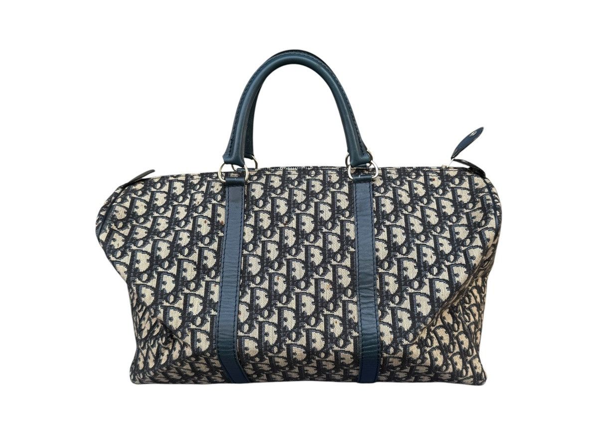 Christian Dior Monsieur × Dior Vintage 90s Christian Dior Trotter Jacquard Boston 40 Size ONE SIZE - 2 Thumbnail