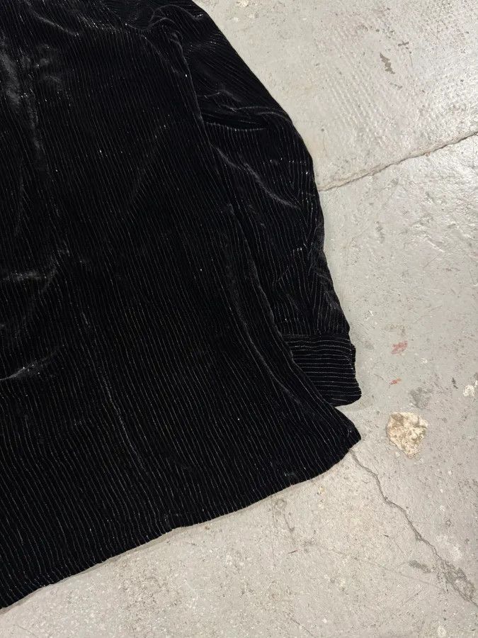 Emporio Armani × Vintage 2000s Emporio Armani Mafia Black Stripes Jacket Size US M / EU 48-50 / 2 - 4 Thumbnail