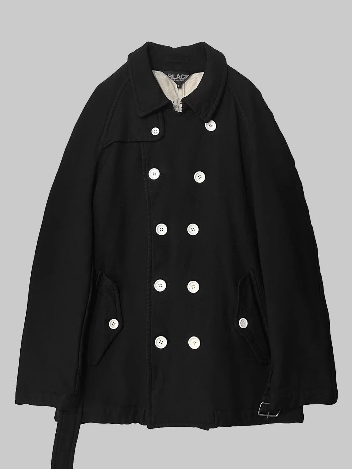 Comme des Garcons Comme des Garçons vtg double-breasted belted coat L Size L / US 10 / IT 46 - 1 Thumbnail