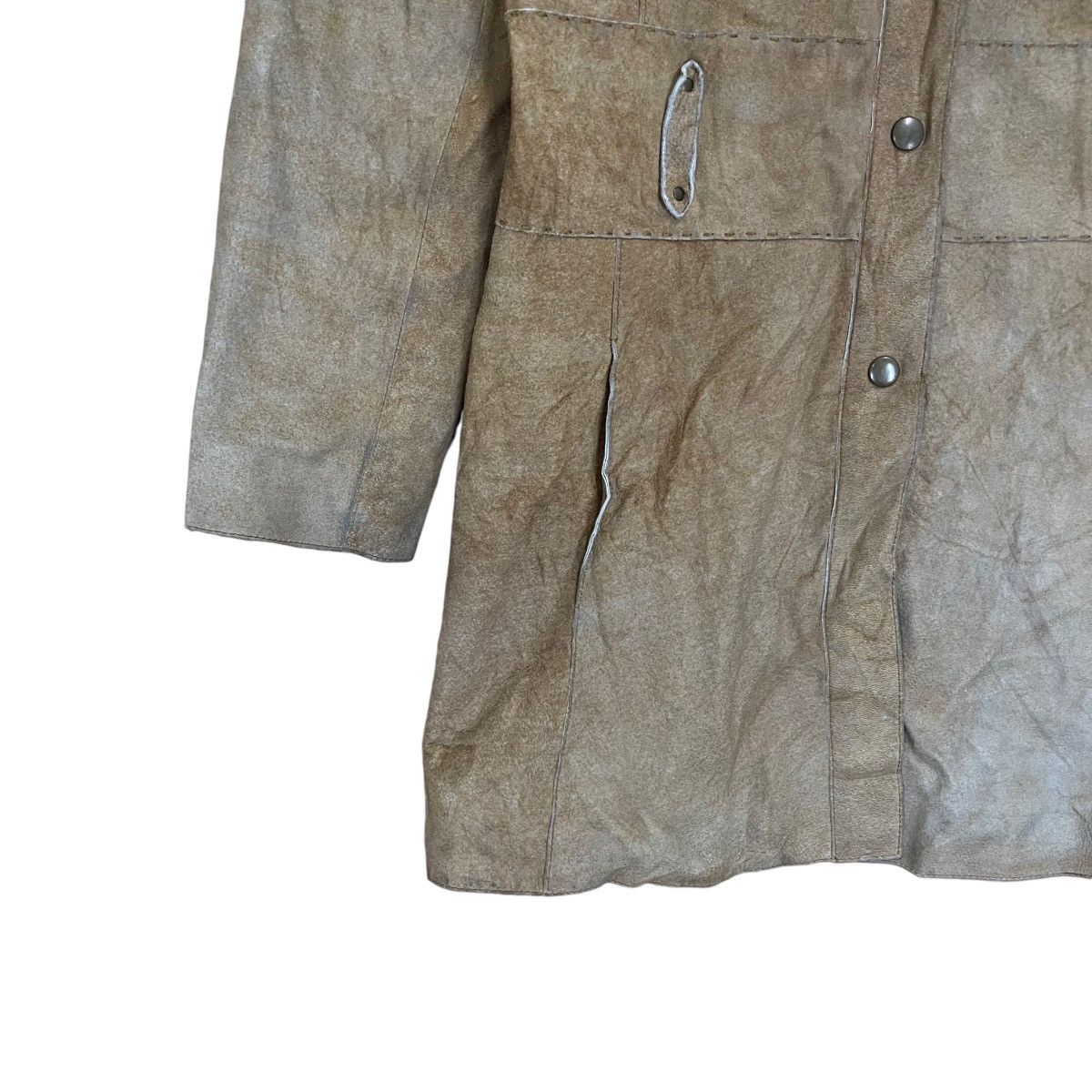 Genuine Leather Vintage 90s Se Chercher Sheepskin Leather Jacket Size XS Size US XS / EU 42 / 0 - 6 Thumbnail