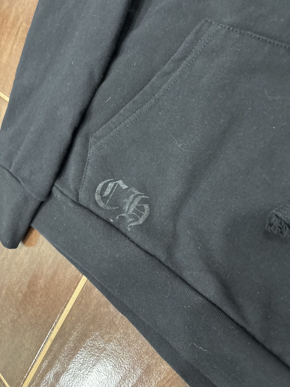 Chrome Hearts × Off-White 1 OF 1 SAMPLE Off-White x Chrome Hearts 2018 Hoodie Black Size US M / EU 48-50 / 2 - 5 Thumbnail