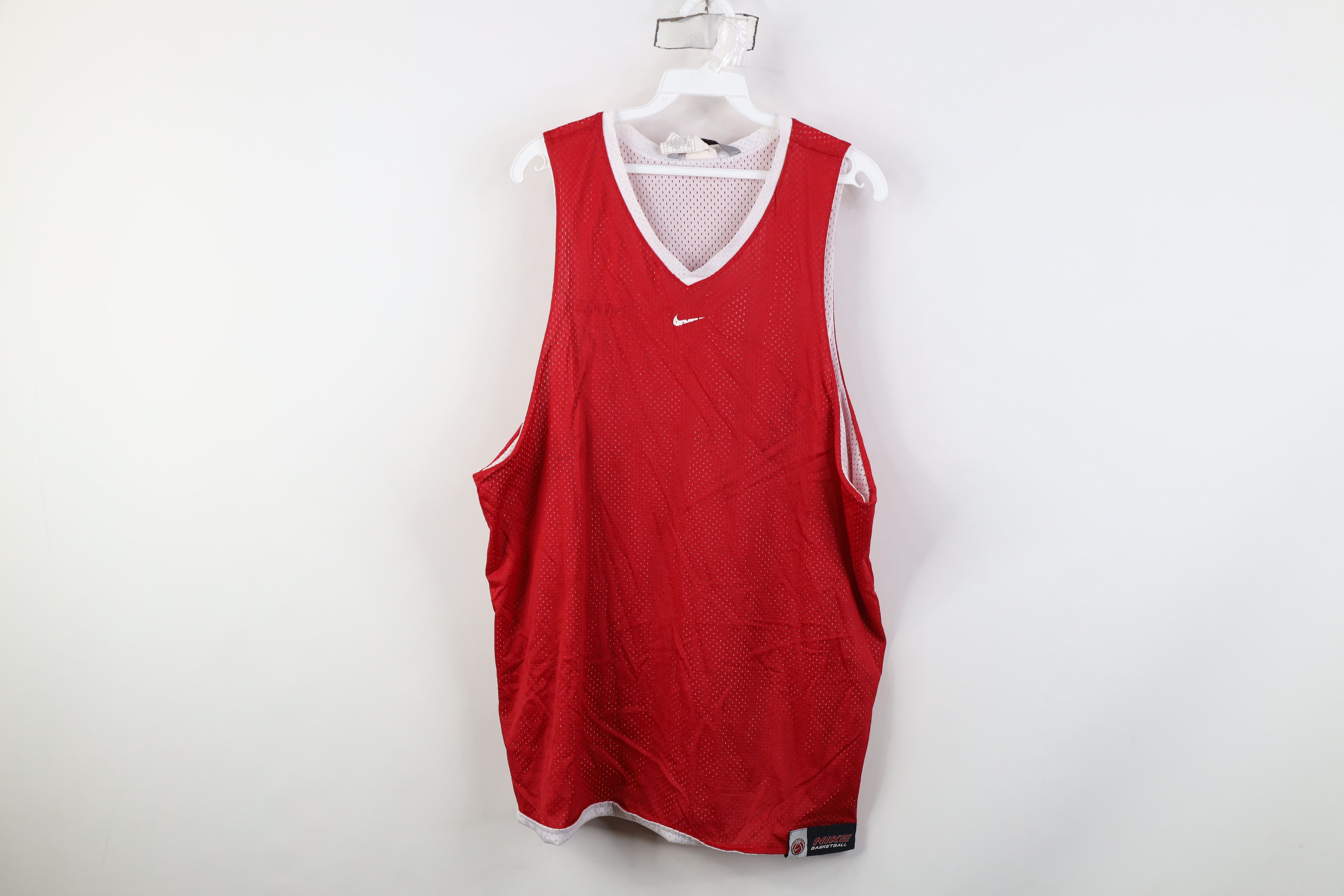 Nike Vintage Nike Basketball Center Swoosh Reversible Jersey Size US L / EU 52-54 / 3 - 1 Thumbnail