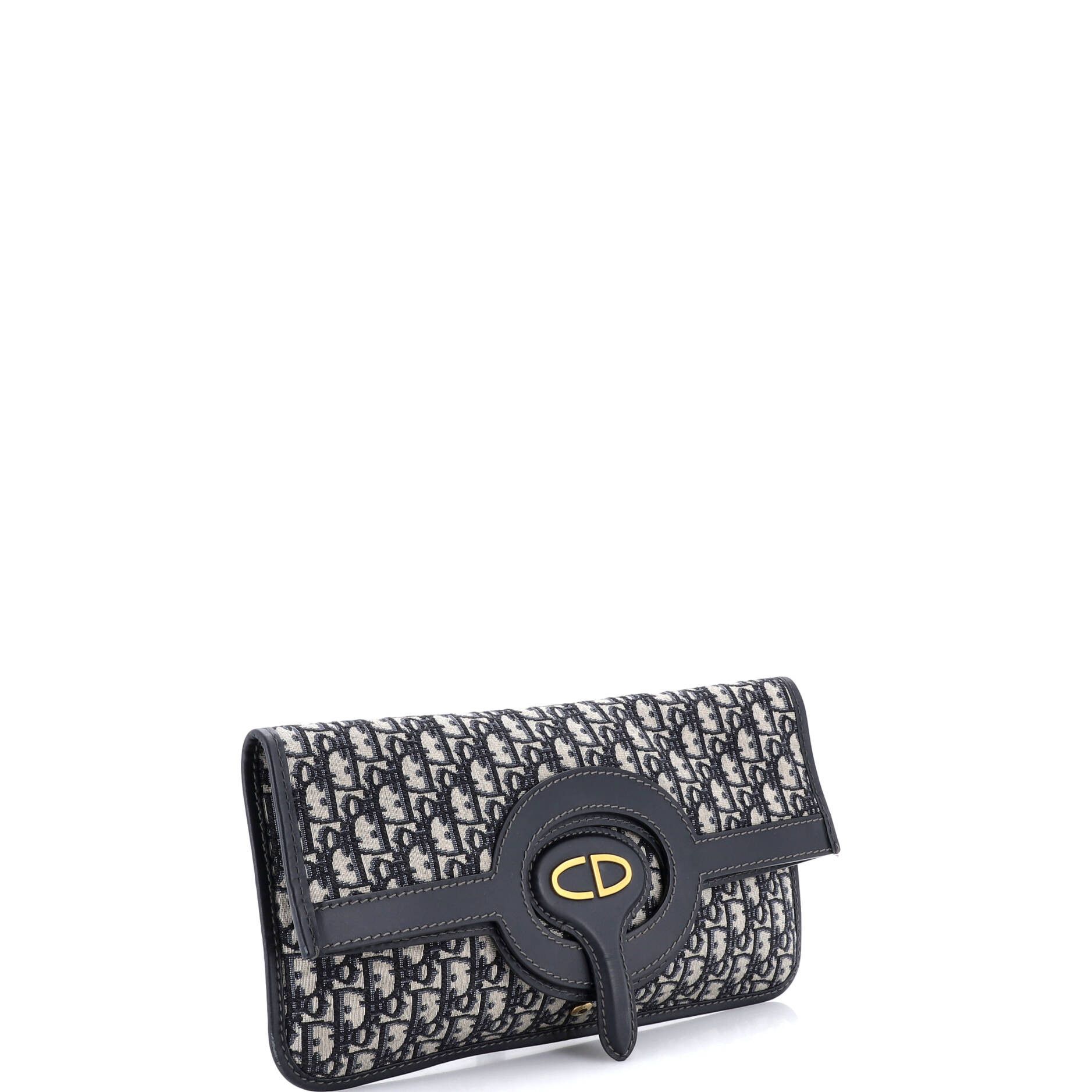 Dior Fold Over Clutch Oblique Canvas Size ONE SIZE - 1 Thumbnail