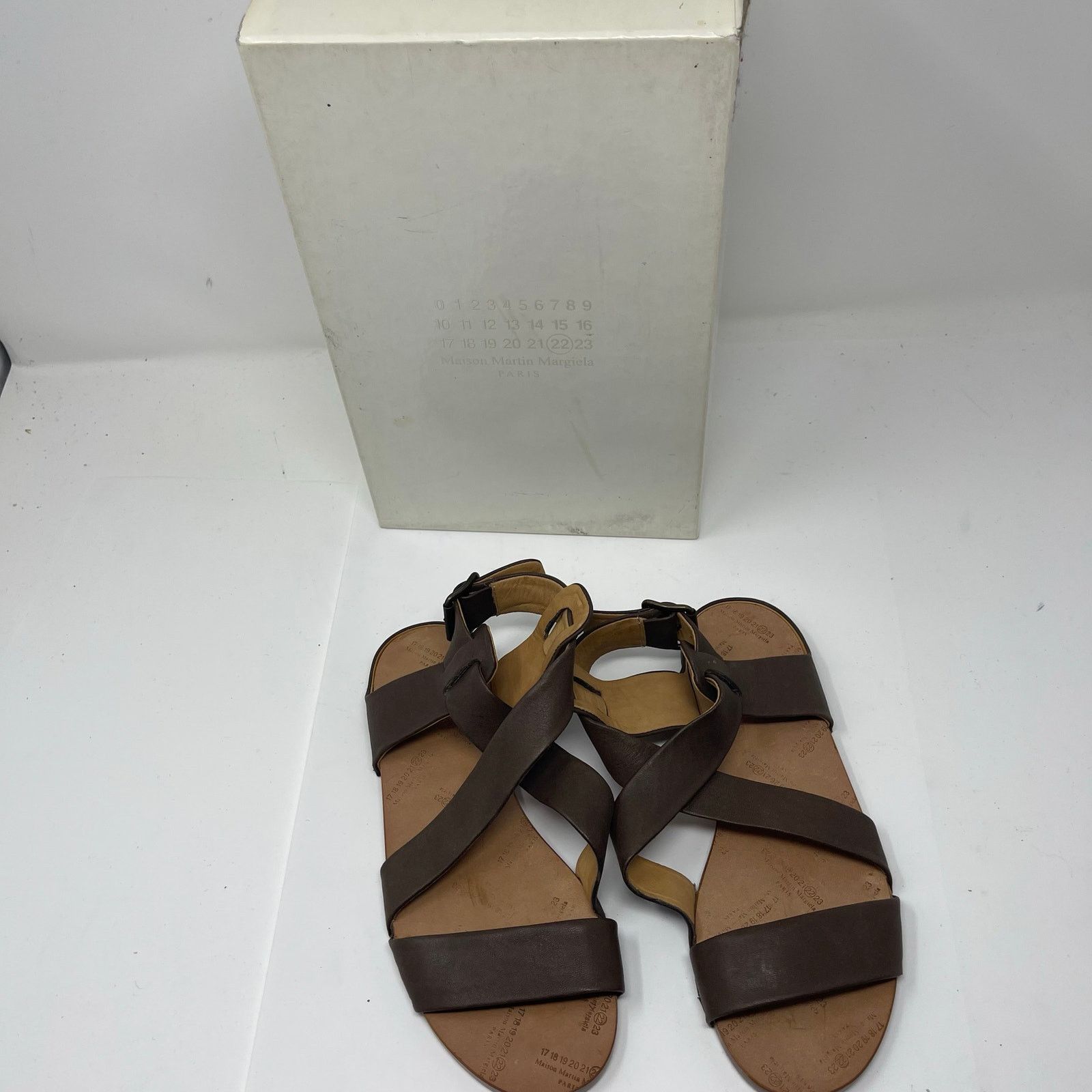 Maison Margiela MAISON MARTIN MARGIELA LINE 22 Criss-Cross Sandal 37 Size US 7 / IT 37 - 13 Thumbnail