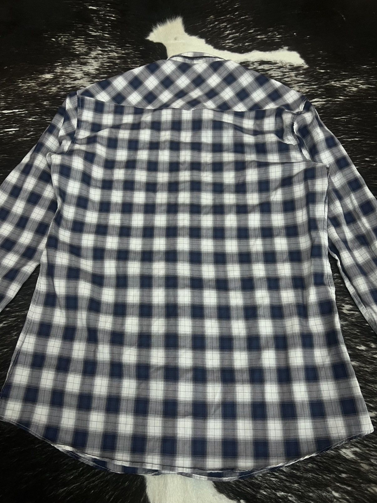Balmain Balmain by Decarnin FW10 Plaid Western Flannel Shirt Size US M / EU 48-50 / 2 - 7 Thumbnail