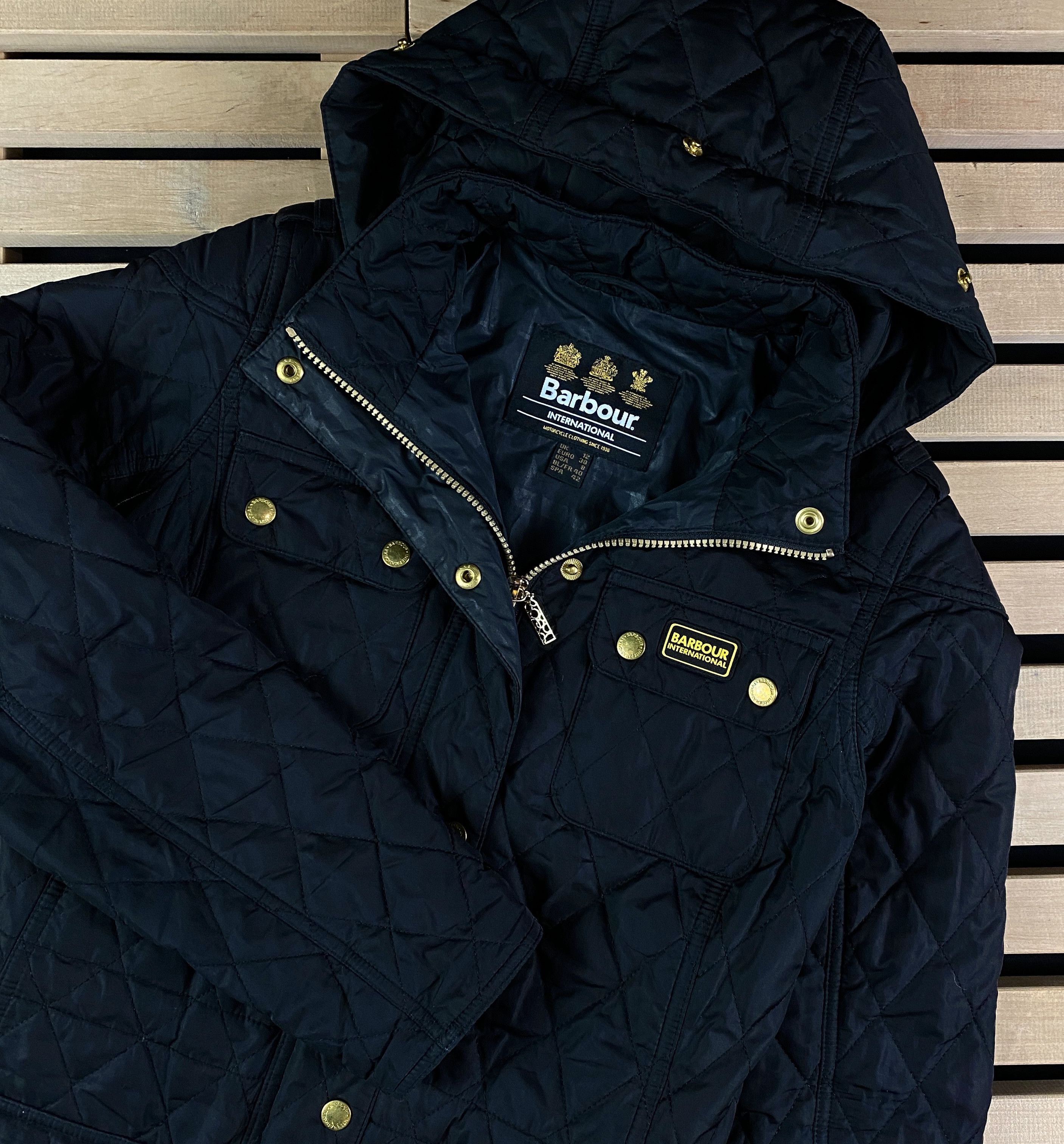 Barbour Women’s Quilted Coat Jacket Barbour International Size US 8 Size M / US 6-8 / IT 42-44 - 2 Thumbnail