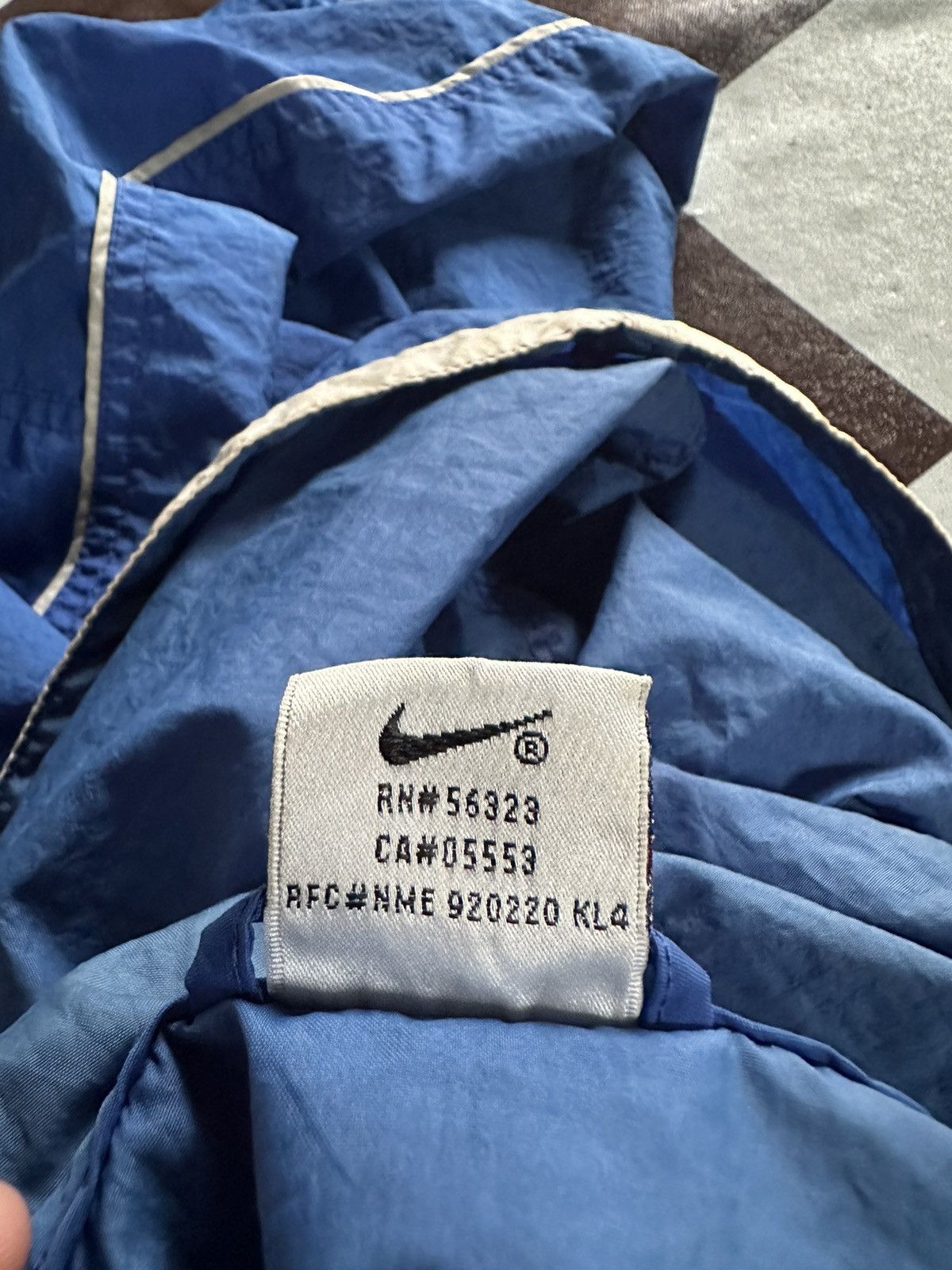 Nike × Vintage Vintage 90s Nike jacket hoodie Size US XL / EU 56 / 4 - 7 Thumbnail