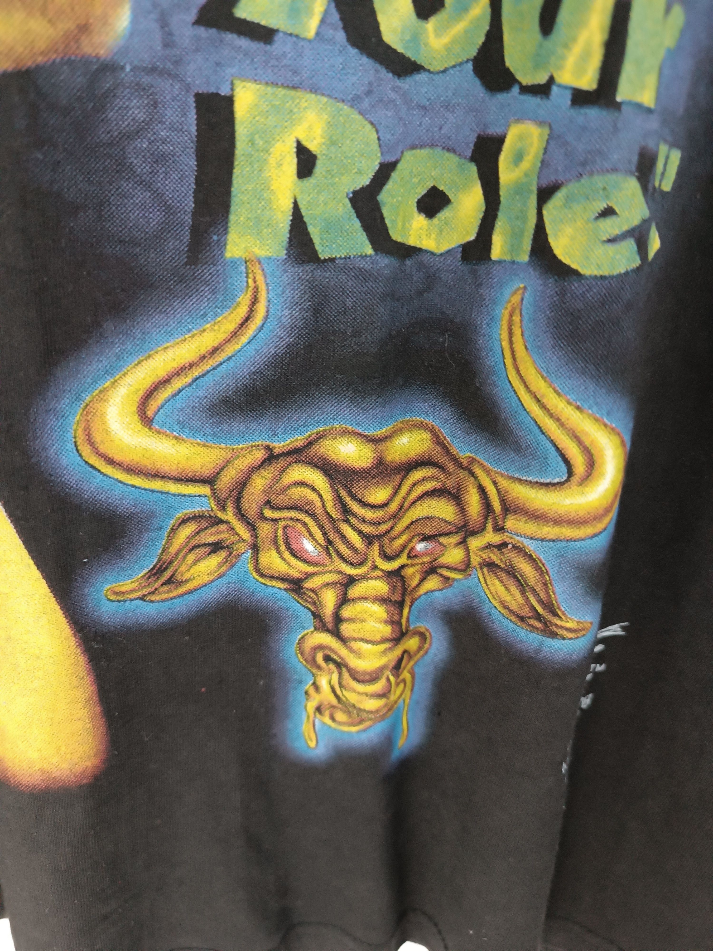 Vintage VINTAGE THE ROCK KNOW YOUR ROLE WWE WWF BOOTLEG TEE Size US S / EU 44-46 / 1 - 9 Thumbnail