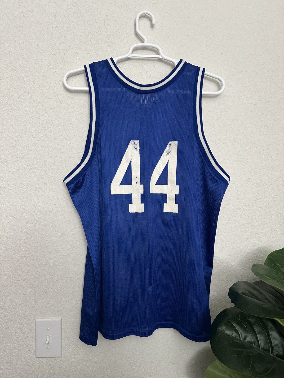 Logo Athletic × Vintage Vintage 90s Duke Blue Devils Logo Athletic Basketball Jersey Size US XL / EU 56 / 4 - 9 Thumbnail