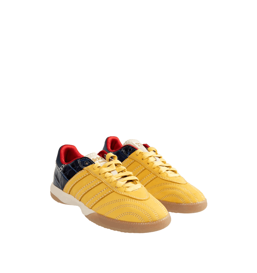 Adidas o1h1sh10525 X Wales Bonner Mn Samba Suede in Yellow Size US 9 / EU 42 - 2 Thumbnail