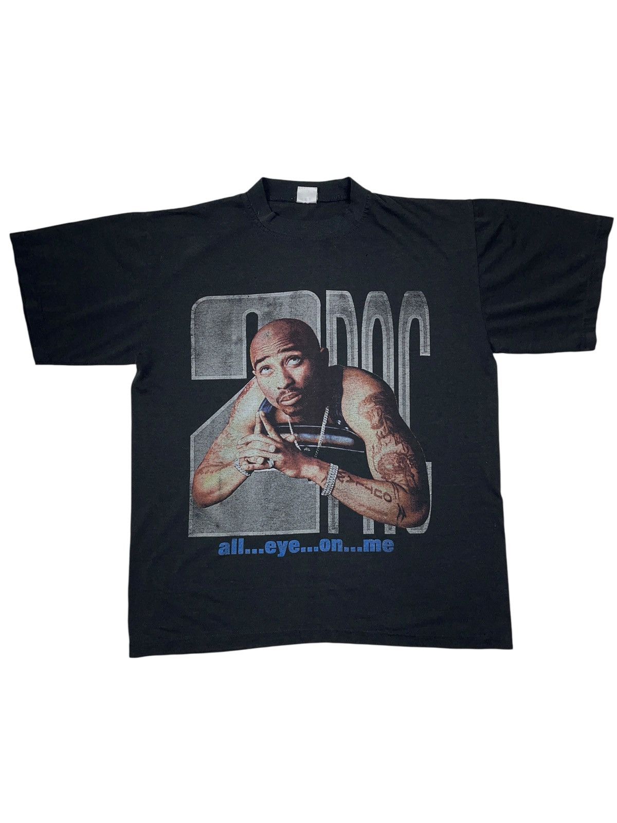 Rap Tees × Tultex × Vintage 2PAC All Eyez On Me T-shirt | Grailed