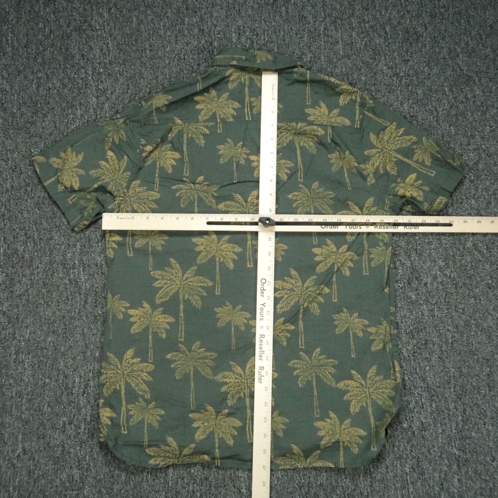 Flint And Tinder Flint and Tinder Shirt Mens Small Green Floral Short Sleeve Palm Tree Classic Size US S / EU 44-46 / 1 - 5 Thumbnail